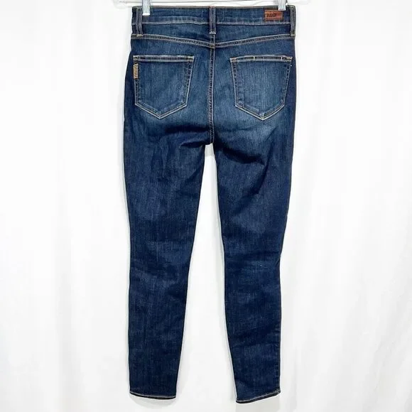 NWOT PAIGE “Hoxton Ankle” Heidi Deconstructed Jeans size 27